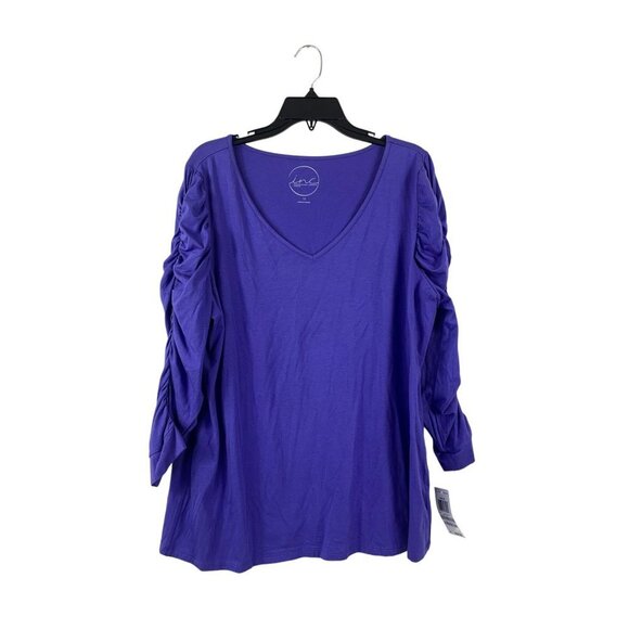 INC International Concept Tops - INC International Concepts Women's Purple Plum Top